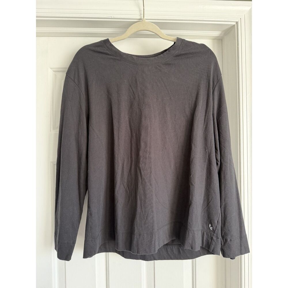 Koolaburra by UGG Black100% Cotton Long Sleeve Tunic Top L
